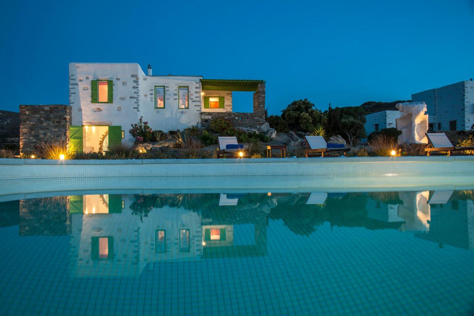 Villa Aeolos With 2 Private Pools Sarakiniko  Luaran gambar