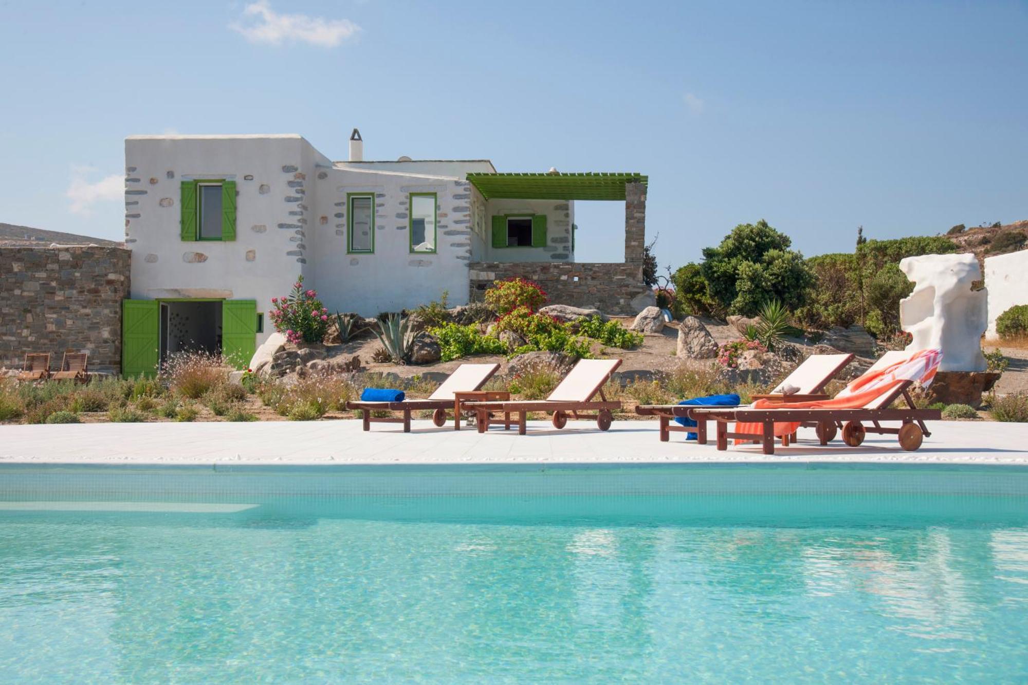 Villa Aeolos With 2 Private Pools Sarakiniko  Luaran gambar